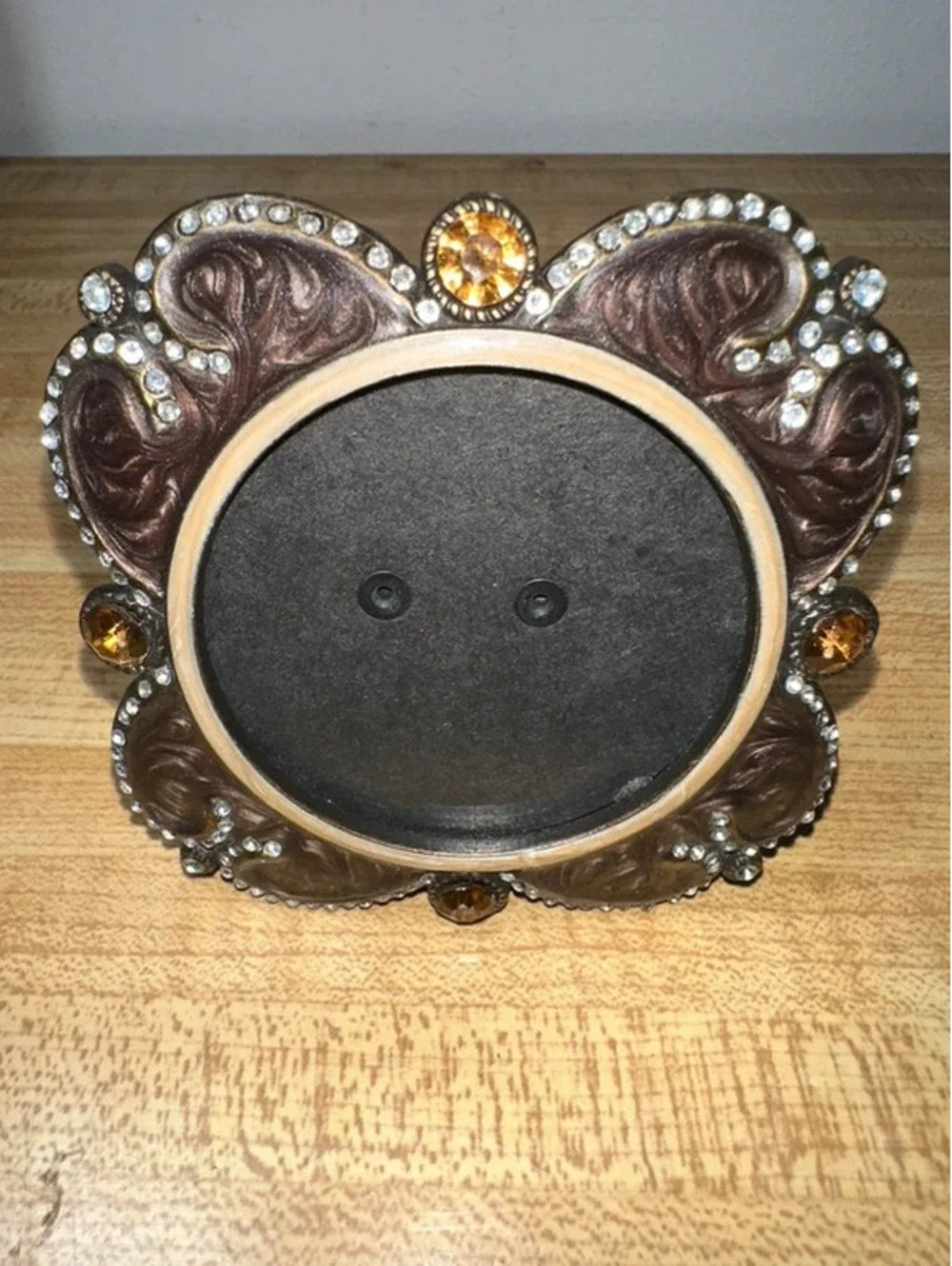 Vintage Ornate Mini Picture Frame Baroque Victorian Style